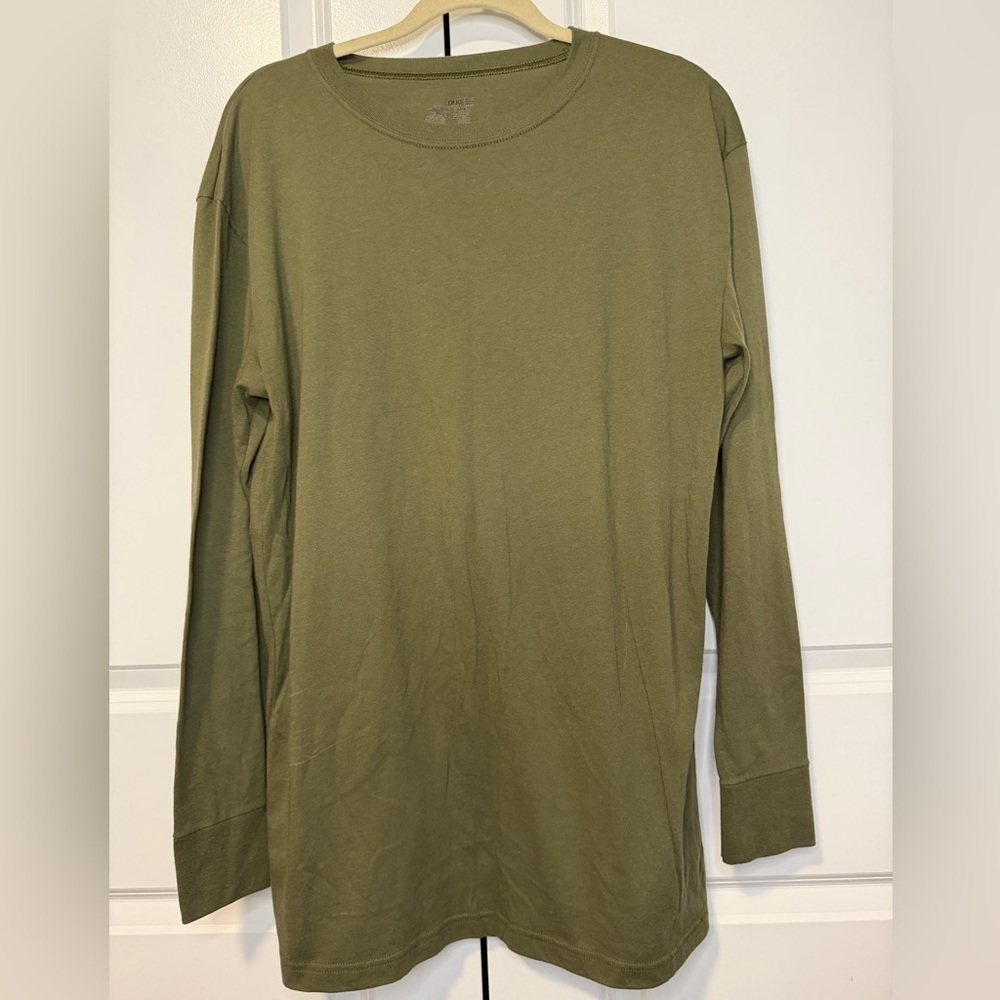 Duke Athletic Products USMC Long Sleeve Shirt Olive Drab Military Large